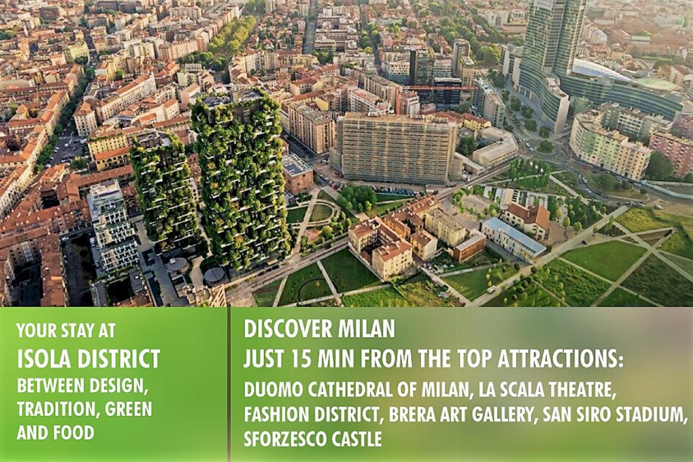 Apartment La Milanese, Appartamento Moderno Con Balcone - Metro Isola A 2 Min *